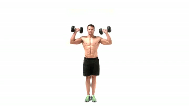 Dumbbell shoulder press