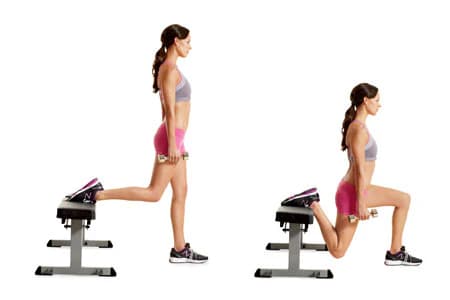 **Bulgarian Split Squats**