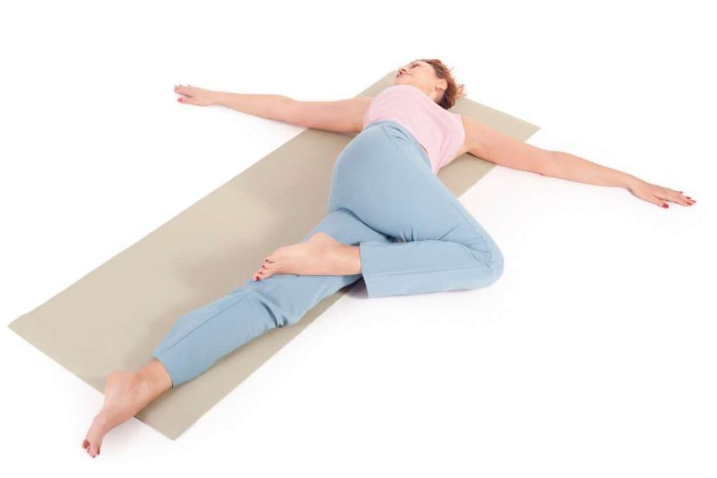 **Supine Spinal Twist (Supta Matsyendrasana)**